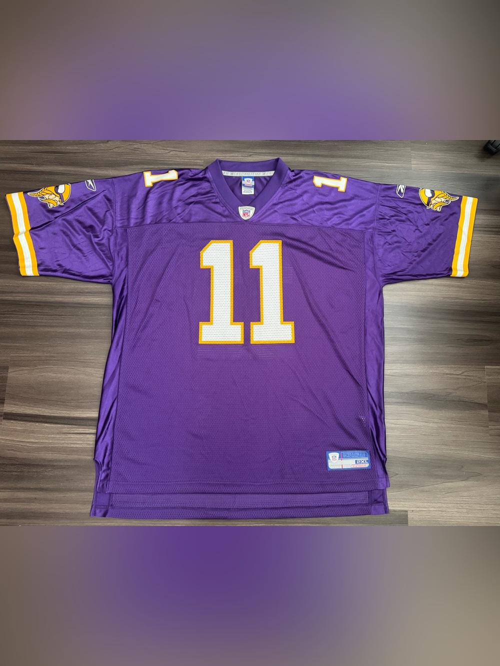 Vintage Reebok Minnesota Vikings Daunte Culpepper #11 NFL Jersey Men 2XL NWOT
